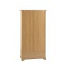 Gallery Direct Malvern 2 Door 1 Drawer Wardrobe white background back