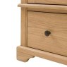 Gallery Direct Malvern 2 Door 1 Drawer Wardrobe white background close up