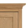 Gallery Direct Malvern 2 Door 1 Drawer Wardrobe white background close up