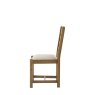Gallery Direct Hardwick Dining Chair Pair white background side