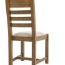 Gallery Direct Hardwick Dining Chair Pair white background back close up