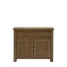 Gallery Direct Hardwick 2 Door 1 Drawer Sideboard white background front