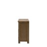 Gallery Direct Hardwick 2 Door 1 Drawer Sideboard white background side