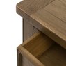 Gallery Direct Hardwick 2 Drawer Coffee Table white background close up
