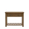 Gallery Direct Hardwick 1 Drawer Console Table white background front