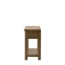 Gallery Direct Hardwick 1 Drawer Console Table white background side