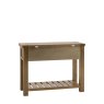 Gallery Direct Hardwick 1 Drawer Console Table white background back