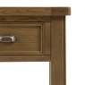 Gallery Direct Hardwick 1 Drawer Console Table white background close up