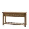 Gallery Direct Hardwick 2 Drawer Console Table white background