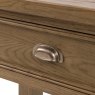 Gallery Direct Hardwick 2 Drawer Console Table white background close up