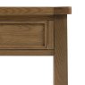 Gallery Direct Hardwick 2 Drawer Console Table white background close up