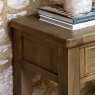 Gallery Direct Hardwick 2 Drawer Console Table lifestyle close up