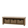 Gallery Direct Hardwick Hall Bench white background