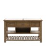 Gallery Direct Hardwick Kitchen Island white background front