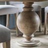 Gallery Direct Vancouver 1.2m Round Extending Dining Table lifestyle close up