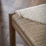 Gallery Direct Eton Woven Dining Chair Pair In Natural lifestyle close up