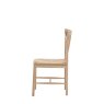 Gallery Direct Eton Woven Dining Chair Pair In Natural white background side
