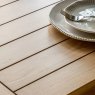 Gallery Direct Eton Extending Dining Table In Natural lifestyle close up