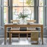 Gallery Direct Eton Extending Dining Table In Natural lifestyle