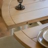 Gallery Direct Gallery Direct Eton Round Extending Dining Table in White