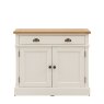 Gallery Direct Eton 2 Door Sideboard In White white background