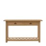 Gallery Direct Eton 2 Drawer Console Table In Natural white background