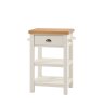 Gallery Direct Gallery Direct Eton Butchers Block in White