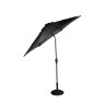Aldiss Own Riviera Deluxe 2.5m Crank & Tilt Parasol in Grey