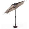 Aldiss Own Riviera Deluxe 2.5m Crank & Tilt Parasol in Taupe
