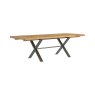 Fusion Oak 1.5m Dining Table white background