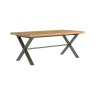 Fusion Oak 1.9m Dining Table white background