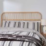 Helena Springfield Helena Springfield Beach House Stripe Linen & Grey Duvet Cover Set