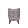 Darwin Accent Chair In Olivia Spruce Fabric white background back