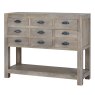 Hatton 9 Drawer Chest With Shelf white background