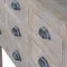 Hatton 9 Drawer Chest With Shelf white background close up