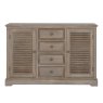 Cromwell 4 Drawer 2 Door Large Sideboard white background front