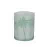 Kaemingk Palm Tree Hurricane Vase Small