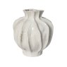Kaemingk Off White Textured Vase Small