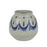 Kaemingk Blue and White Terracotta Vase Small