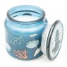 Candlelight Coastal Shores Lidded Candle Jar open