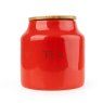 Candlelight Tomato Tea Storage Jar With Bamboo Lid