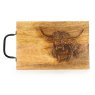 Candlelight Highland Cow Chopping Board