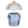 Candlelight Vintage Glass Battery LED Lamp Blue