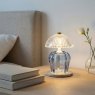 Candlelight Vintage Glass Battery LED Lamp Blue lifestyle