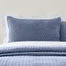Bianca Attica Velvet Blue Pillowsham Pair lifestyle