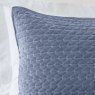 Bianca Attica Velvet Blue Pillowsham Pair detail