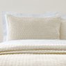 Bianca Attica Velvet Natural Pillowsham Pair lifestyle