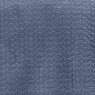 Bianca Attica Velvet Blue Bedspread fabric detail