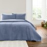 Bianca Attica Velvet Blue Bedspread lifestyle