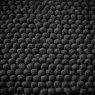 Bianca Aspen Bobble Black Bath Mat detail
